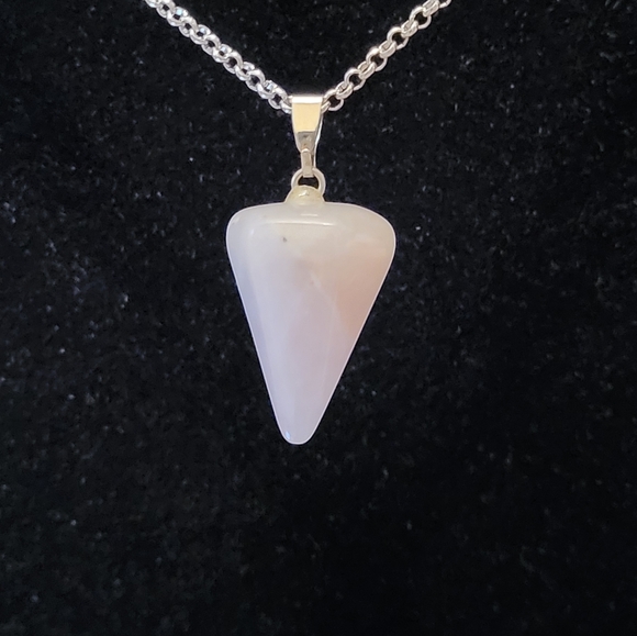 Rose Quartz Choker Necklace - Picture 9 of 13